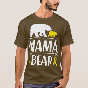 Moeder Beer kinderkanker Mam van een oorlog T-shirt