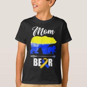 Moeder Beer Trisomie 21 Down Syndroom Awareness Da T-shirt