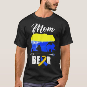 Moeder Beer Trisomie 21 Down Syndroom Awareness Da T-shirt