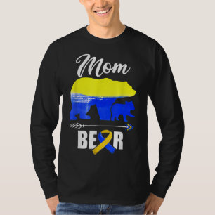 Moeder Beer Trisomie 21 Down Syndroom Awareness Da T-shirt