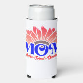 Moeder beschermer vriend cheerleader seltzer blikjeskoeler (Seltzer Voorkant)