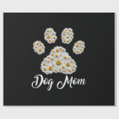 Moeder Best Dog Mam Oog Dag Cadeaupapier (Vlak)