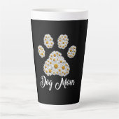 Moeder Best Dog Mam Oog Dag Latte Mok (Voorkant)