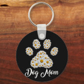 Moeder Best Dog Mam Oog Dag Sleutelhanger (Voorkant)