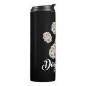 Moeder Best Dog Mam Oog Dag Thermosbeker (Gedraaid links)