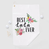 Moeder Best Lala Ever Birthday Golfhanddoek (Insitu)