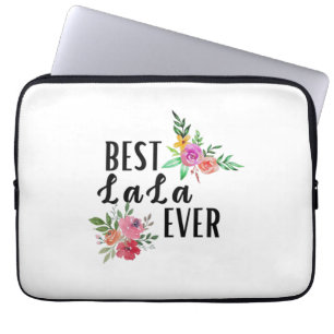 Moeder Best Lala Ever Birthday Laptop Sleeve