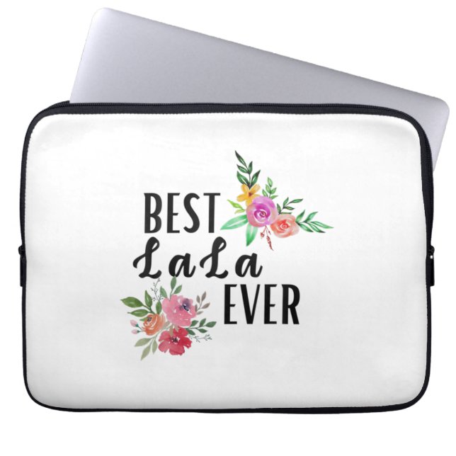 Moeder Best Lala Ever Birthday Laptop Sleeve (Voorkant)