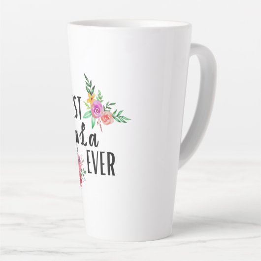 Moeder Best Lala Ever Birthday Latte Mok (Rechterhoek)