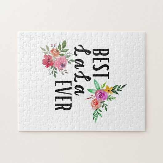 Moeder Best Lala Ever Birthday Legpuzzel (Horizontaal)