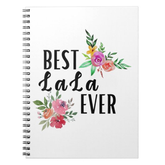 Moeder Best Lala Ever Birthday Notitieboek (Voorkant)