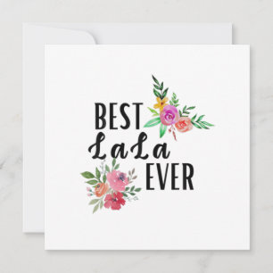 Moeder Beste Lala Ooit Verjaardag Kaart