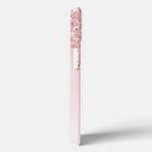 Moeder Beste Moeder Ooit Foto Blush Pink Druppels Case-Mate iPhone Case (Achterkant / Rechts)