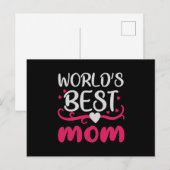 Moeder - Beste Moeder van de Wereld Briefkaart (Voorkant / Achterkant)