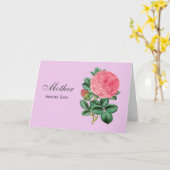 Moeder Betekent Liefde Moederdag Wenskaart Kaart (Gele Bloem)