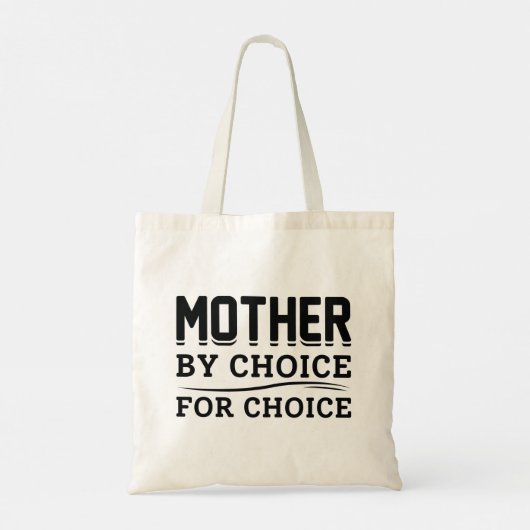 Moeder bij keuze tote bag (Achterkant)