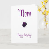 Moeder Birthday Kaart (Gele Bloem)