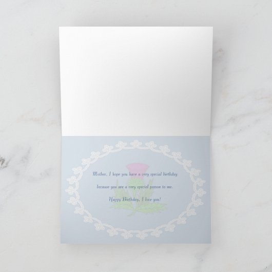 Moeder Birthday Kaart (Binnen)