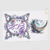 Moeder Bloem Frame Golfhanddoek (Horizontaal)
