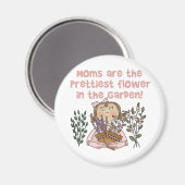 Moeder  Bloem in de Tuin Magneet (Voorkant / Achterkant)