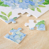 Moeder Bloemen Blauw Hydrangea Moederdag Legpuzzel (Zijkant)