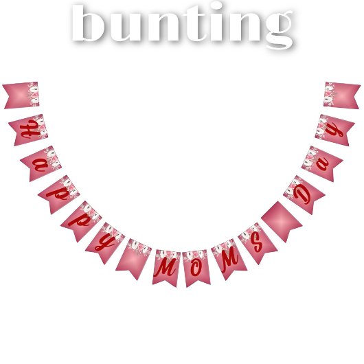 Moeder Bloemen Boeket Moederdag Vlaggetjes