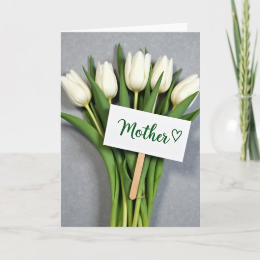Moeder Bloemen Liefde Kaart (Voorkant)