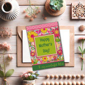 Moeder Bloemharten Unieke Moederdag Kaart