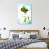 Moeder Bloesem Canvas Print (Diverse Maten) (Insitu (Slaapkamer))