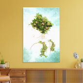 Moeder Bloesem Canvas Print (Diverse Maten) (Insitu (Woonkamer))