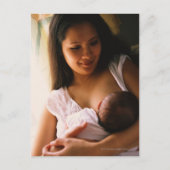 Moeder Borstvoeding Pasgeboren Briefkaart (Voorkant)