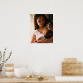 Moeder Borstvoeding Pasgeboren Poster (Keuken)