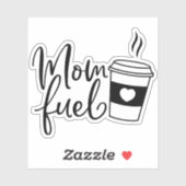 Moeder Brandstof Koffie Cup Sticker (Vel)