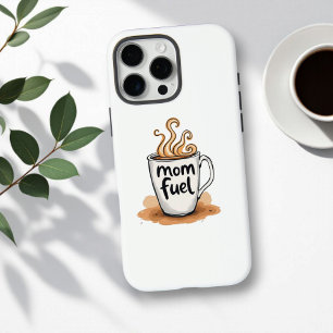Moeder brandstof voor drukke moeders   Grappige Ko iPhone 16 Pro Max Hoesje