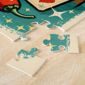 Moeder brengt de hitte legpuzzel (Zijkant)