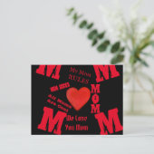 Moeder Briefkaart (Staand voorkant)