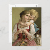 moeder briefkaart (Voorkant / Achterkant)