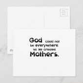 moeder briefkaart (Voorkant / Achterkant)