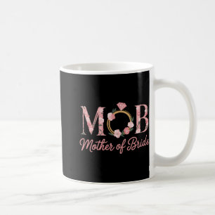 Moeder Bruid Trouw Mob Bloem Roze Diamanten Ring  Koffiemok
