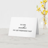 Moeder bruiloft Kaart (Gele Bloem)