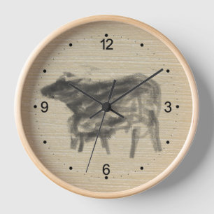 Moeder Buffalo en haar welp Chinees Ox Jaar WC