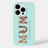 Moeder Buitengewone Bloementypografie Case-Mate iPhone Case (Achterkant)