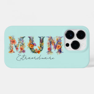 Moeder Buitengewone Bloementypografie Case-Mate iPhone 14 Pro Hoesje