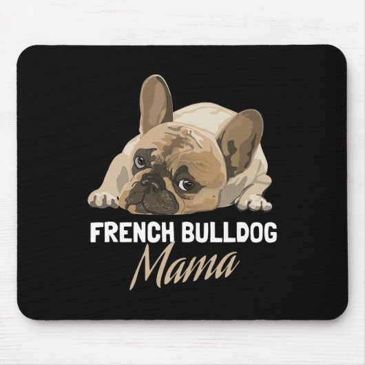 Moeder Bulldog Bull Dog Lovers Muismat (Voorkant)