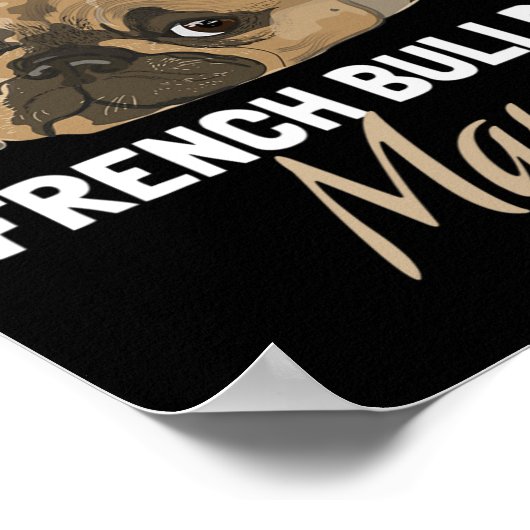 Moeder Bulldog Bull Dog Lovers Poster (Hoek)