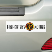 Moeder Bumpersticker van brandweerman (Op auto)