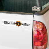 Moeder Bumpersticker van brandweerman (Op Truck)