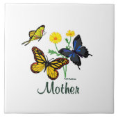 Moeder Butterflies Tegeltje (Voorkant)