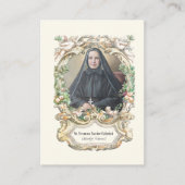 Moeder Cabrini Katholiek Nun Gebed Informatiekaartje (Voorkant)