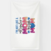 Moeder Cadeau Ik Ben Een Coole Moeder Spandoek (Verticaal)